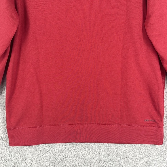 Air Jordan Oklahoma University Dri-Fit hoodie maroon kangaroo pocket men’s Large - Picture 10 of 14